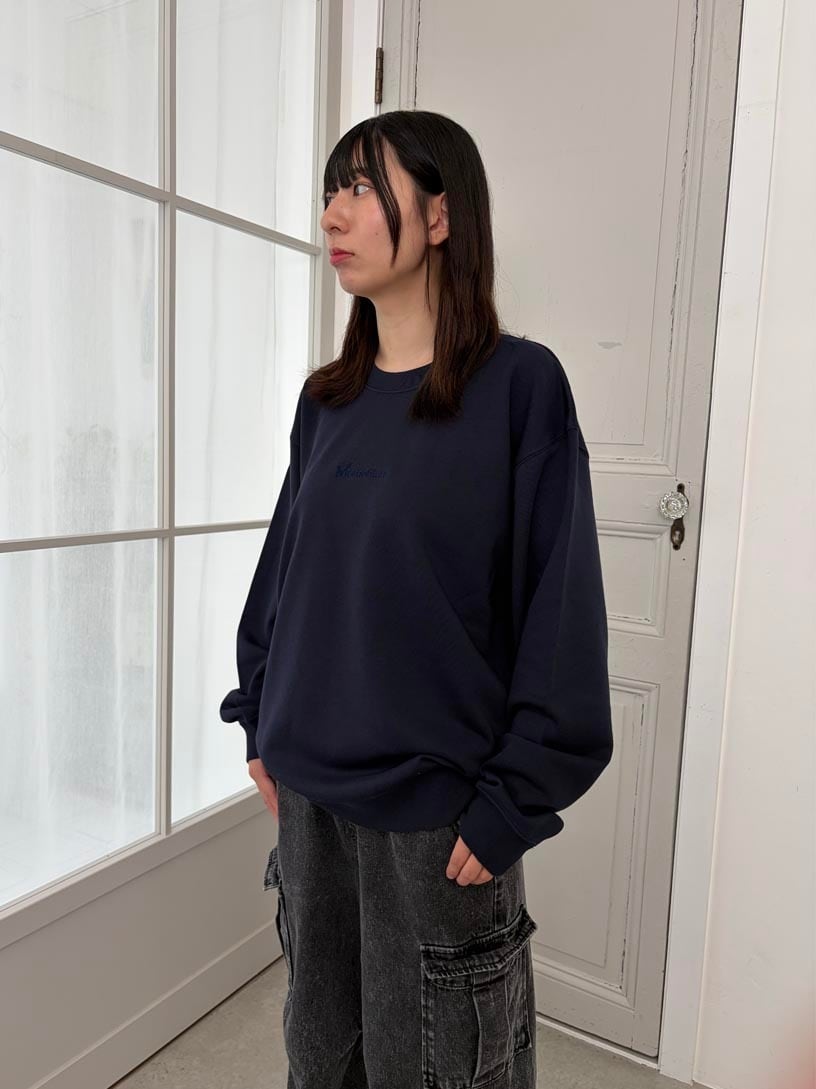 受注生産・株の買い時オフィシャル「Momentum スウェット・ネイビー