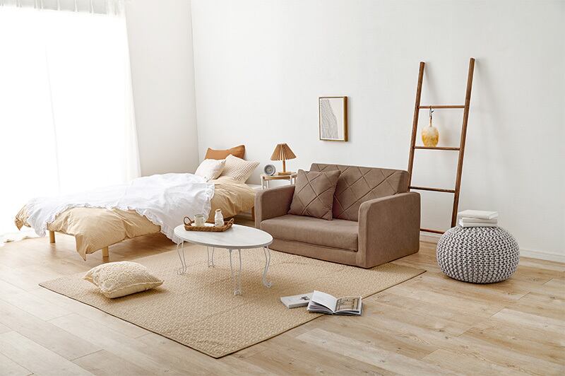 アイリス ソファーベッド マルチに使える3WAY CG-4A-90-CP グレー