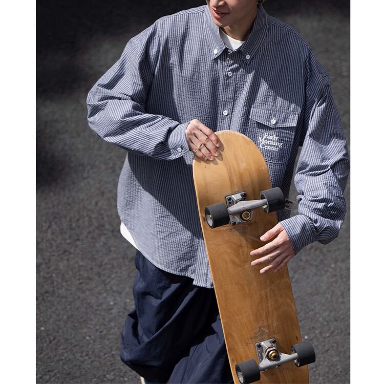 ★LOOSE CLASSIC STRIPED SHIRT　　　A0745