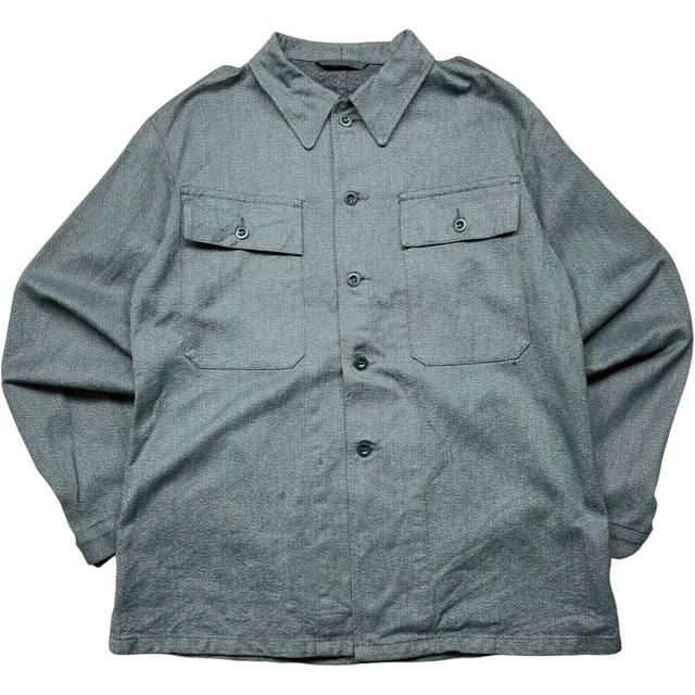 《L》 スイス軍 ミリタリーデニムジャケット 後期 90年代 vintage no.4958