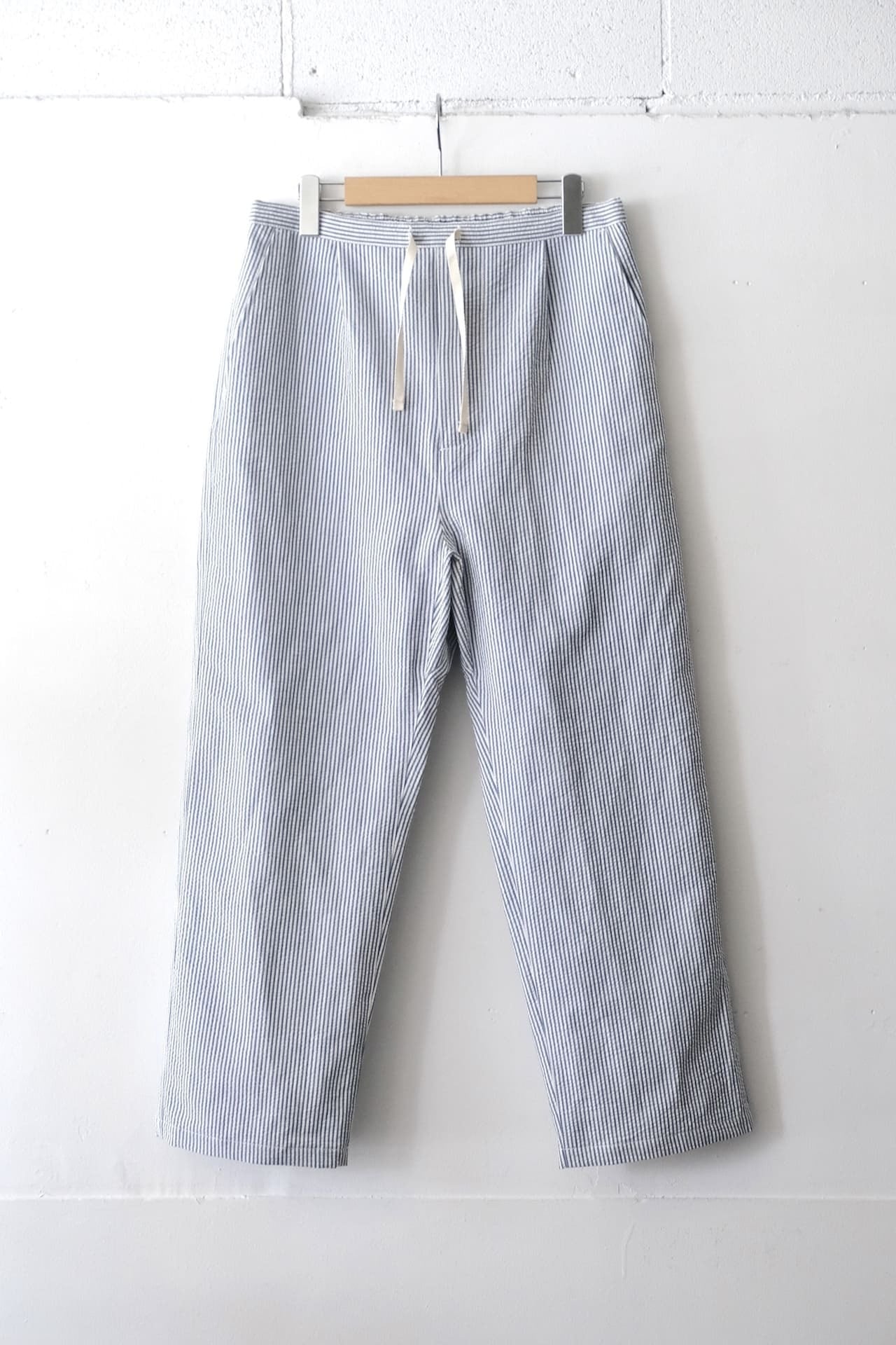 FUJITO Pajama Pants Indigo Stripe