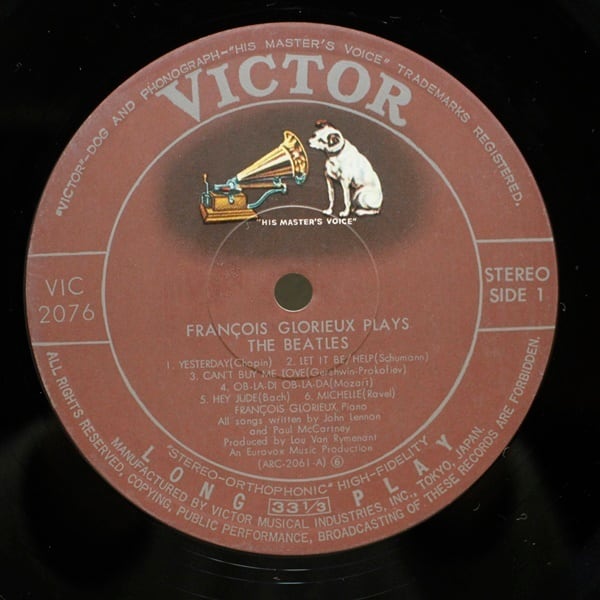 Francois Glorieux / Fran?ois Glorieux Plays The Beatles [VIC 2076, VIC-2076] - 画像3