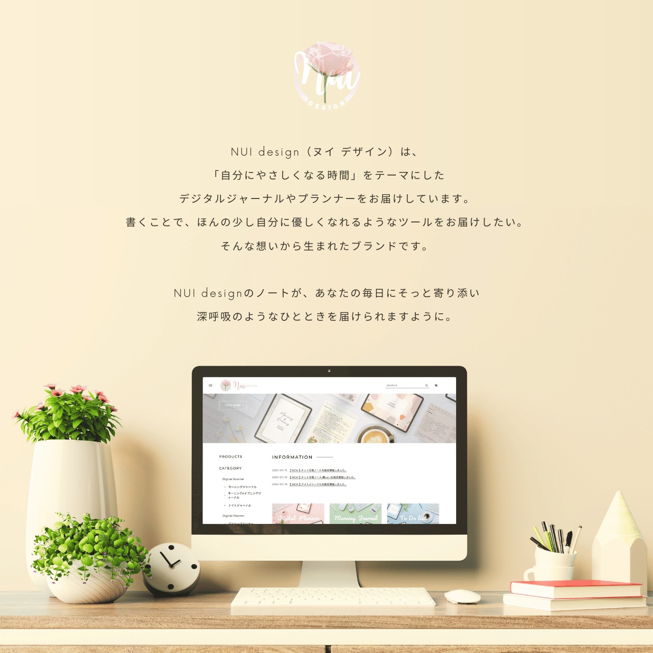 無地ノート┊︎6色セット┊︎ノート┊︎デジタルジャーナル┊︎リンク付き