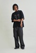 UNFRM OUTDOOR STANDARD「HEAVYWEIGHT OVERSIZE 3/4 FOOTBALL SHIRT」BLACK