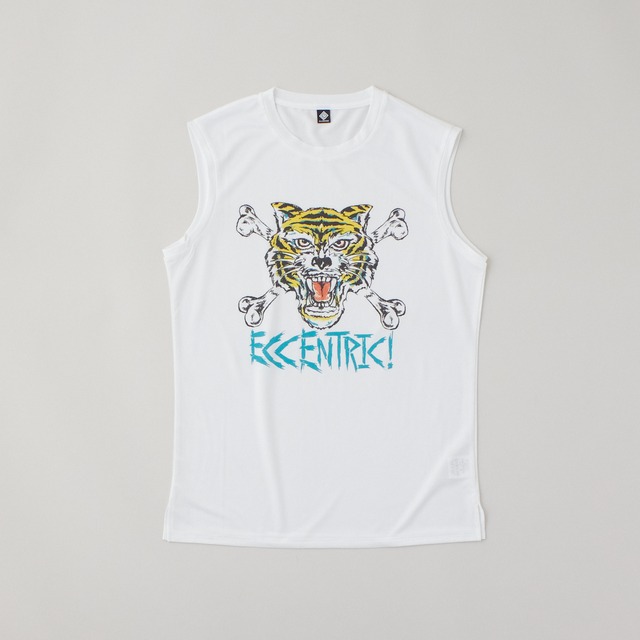 ELDORESO(エルドレッソ) Bone Tiger Sleeveless(White)ランニングノースリーブ