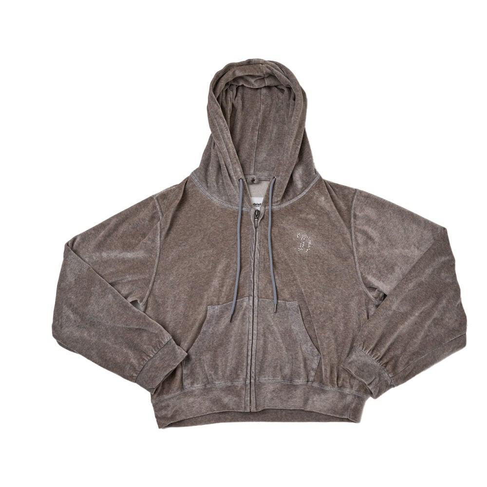 doublet VELOUR TRACK JACKET (GRAY) 23AW36CS295 | IAAAM ONLINE STORE