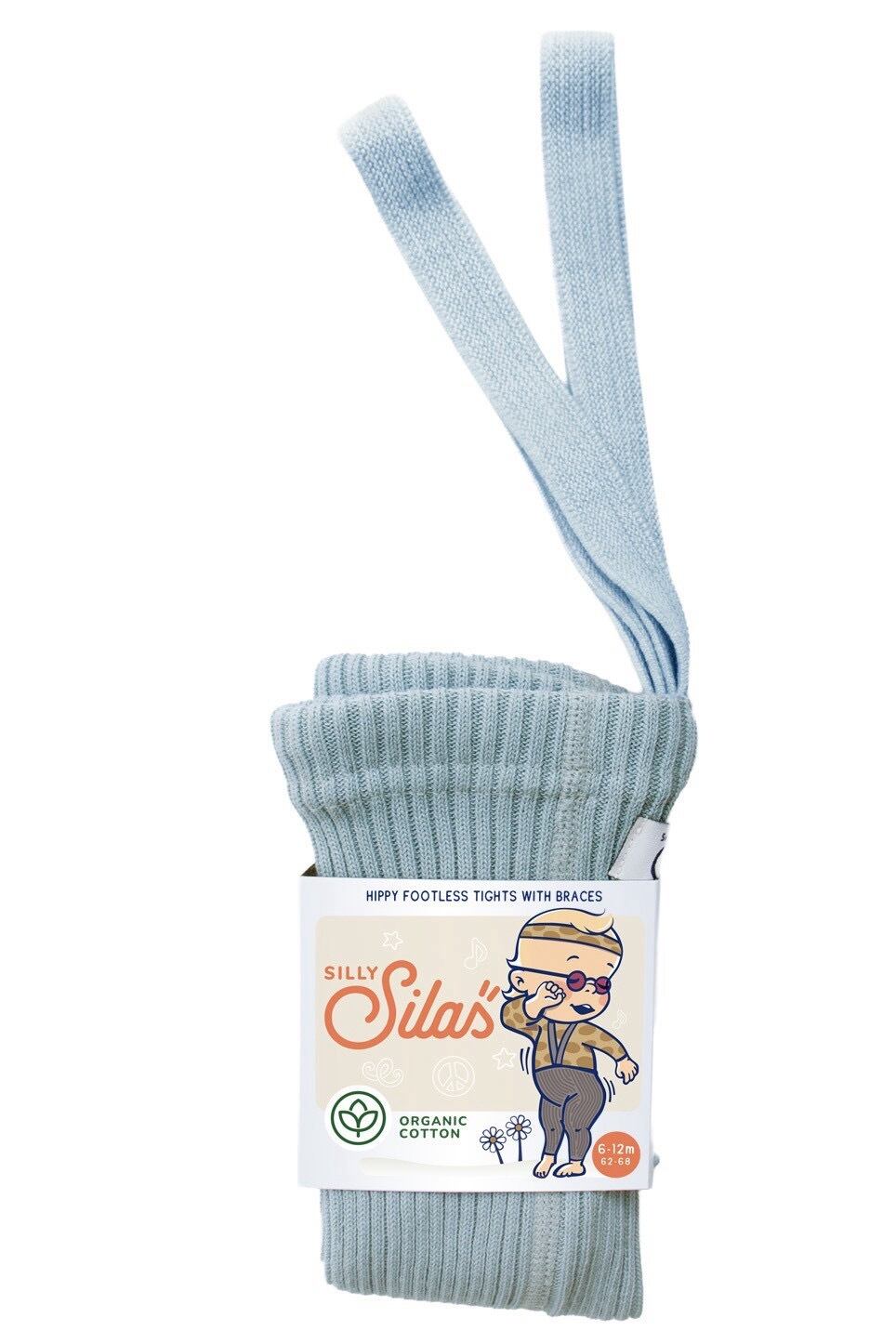SILLY Silas Hippy Footless Collection_Misty Blue