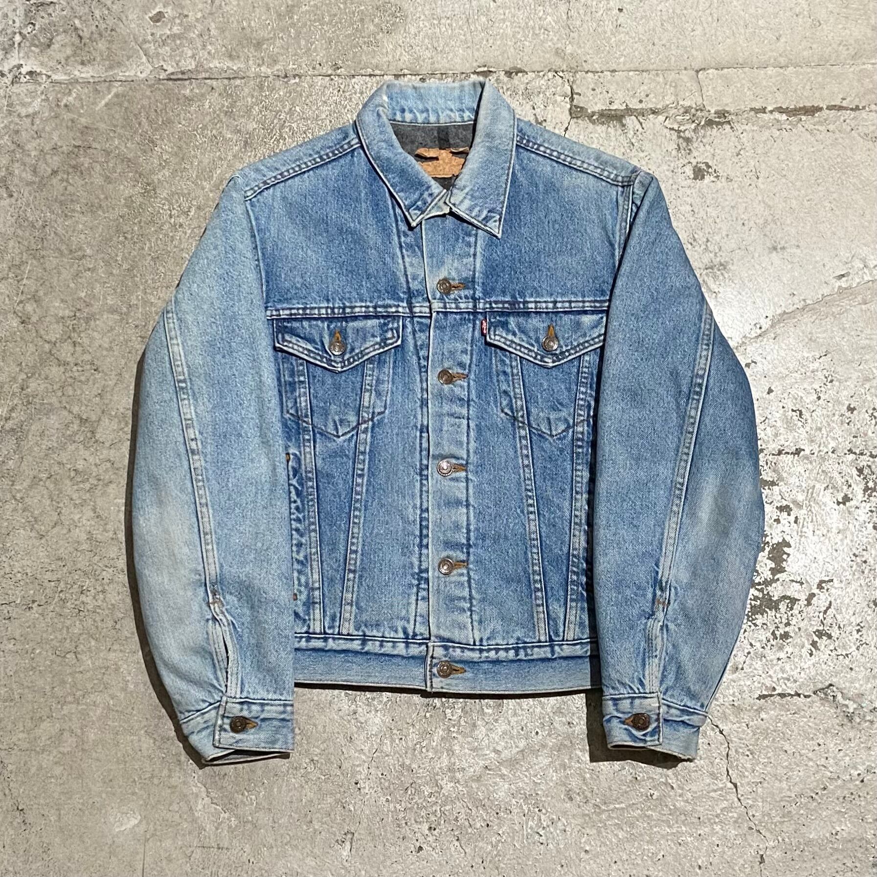 80s Levi's / リーバイス USA製 70506-0316 デニムトラッカージャケット ブランケット付き