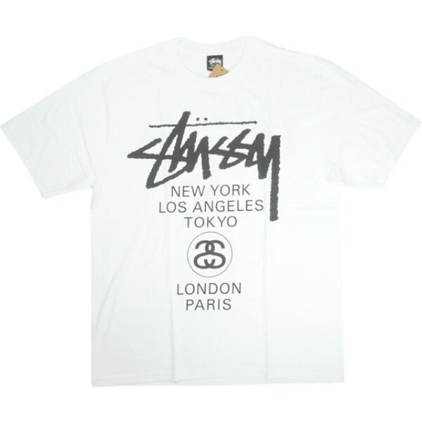 Size【XL】 STUSSY ステューシー 25SS WORLD TOUR TEE WHITE Tシャツ
