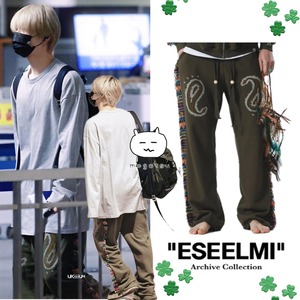 ★ENHYPEN ジョンウォン 着用!!【ESEELMI】HP PAISLEY PANTS