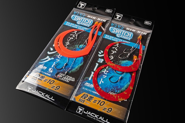 JACKALL）ビンビンスイッチ   キャンディ スペアラバーフックセット