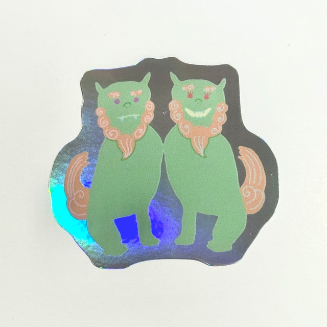 シーサーホログラムステッカー