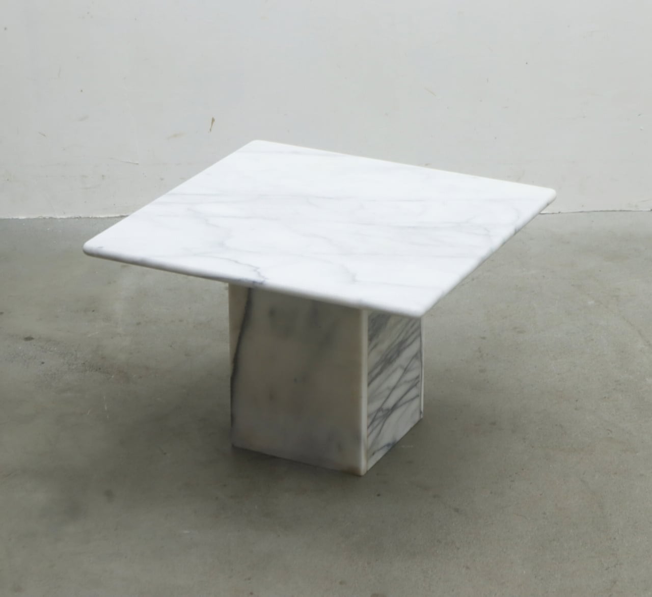 大理石 スクエア サイドテーブル センターテーブル 正方形 花台 モダン