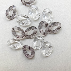 クリアカラーチェーンパーツ (30mm)