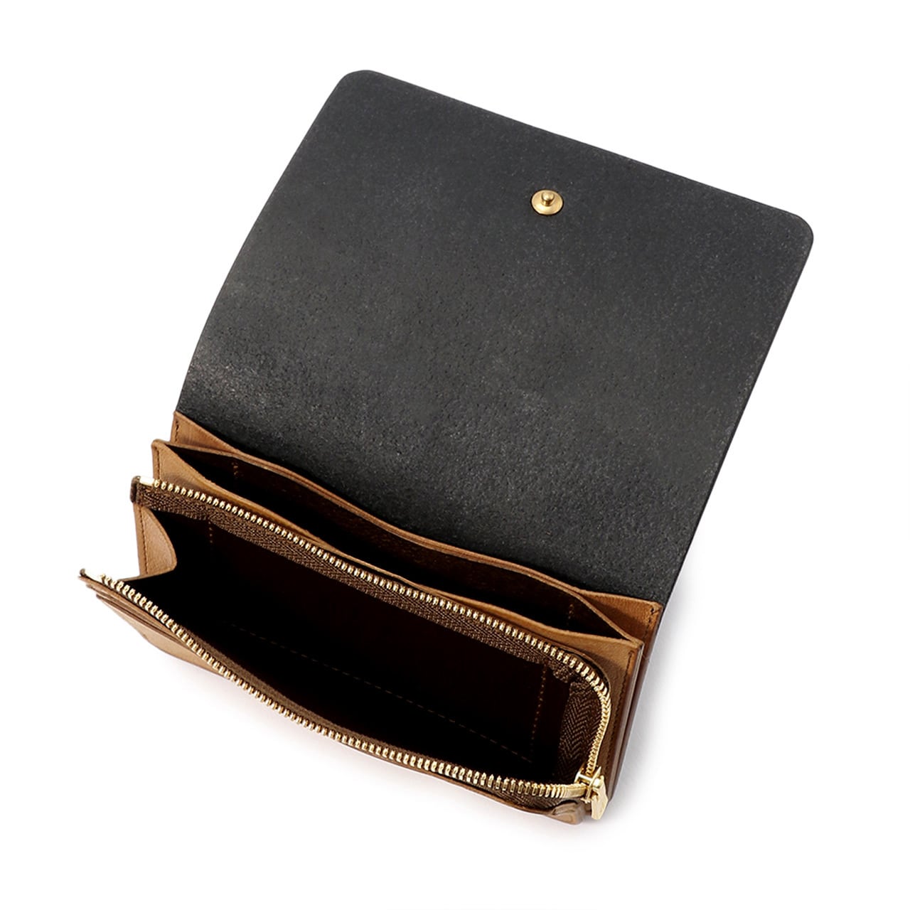 forme Hand wallet Liscio black | MIZU TO ABURA powered by BASE