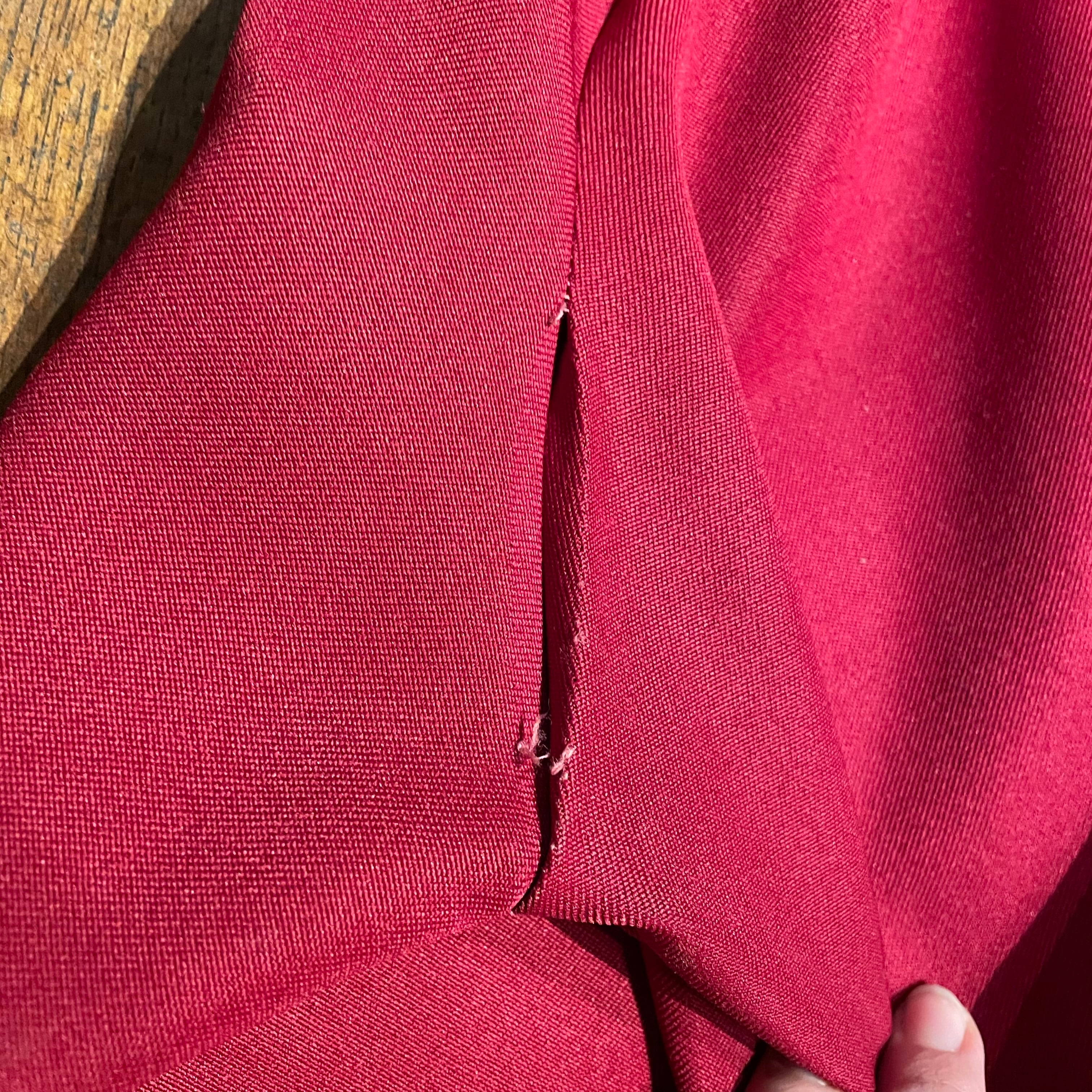 H bar C】 70's〜80's フラワー刺繍 ウエスタンシャツ(red) | Music