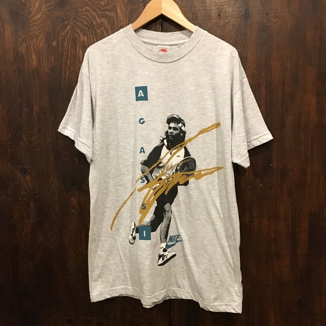 NIKE ナイキ アンドレ アガシ AGASSI 半袖Tシャツ プリントTシャツ 90s 