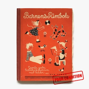 エーヴァ・フォシュ「Barnens Rimbok（こどものための韻文集）」《1949-01》