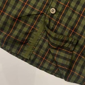 mont-bell モンベル チェック 長袖 ドライシャツ S/グリーン系 メンズ アウトドア #1114276