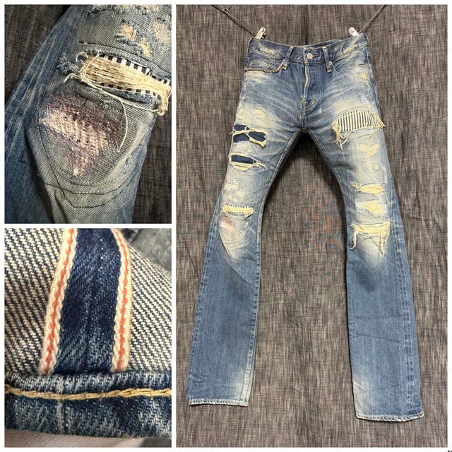 定価52800円 HYSTERIC GLAMOUR RMS加工 セルビッチデニム | Men