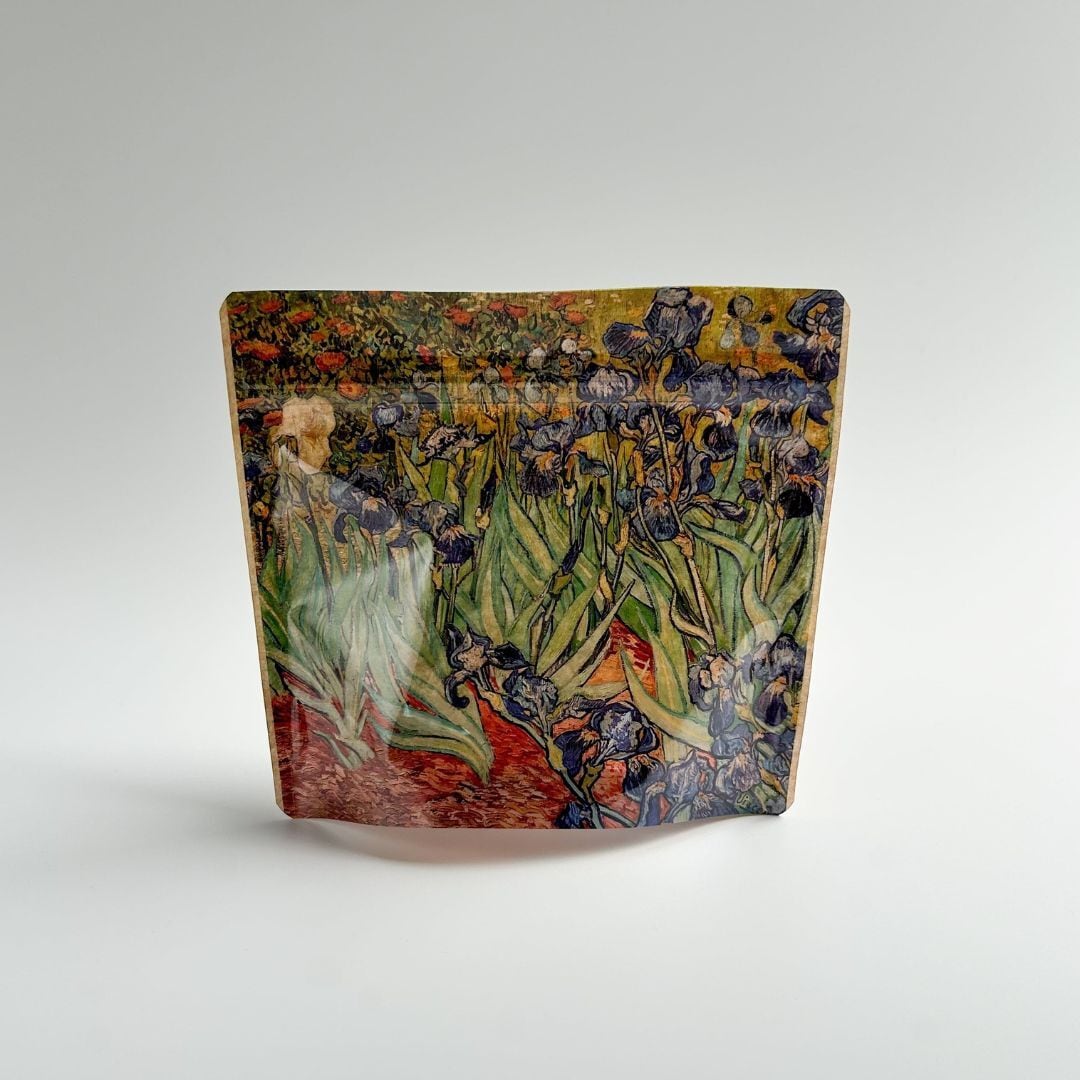 ゴッホ カレイドバッグ B：ひまわり・アイリス・花咲くアーモンドの木