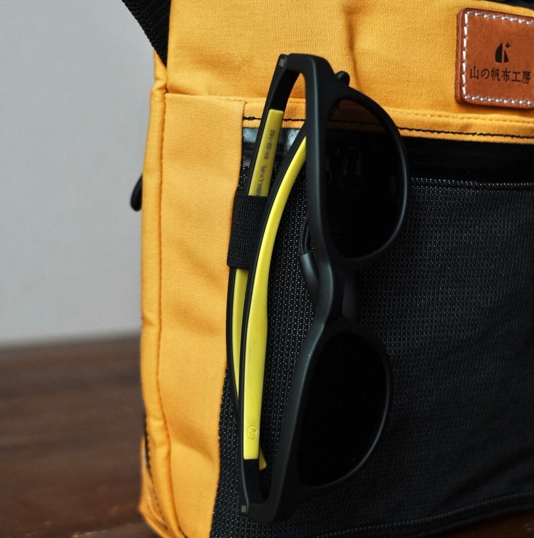 NOBISHIRO サコッシュ / Brown (帆布/チェストバッグ/登山) | 山の帆布工房