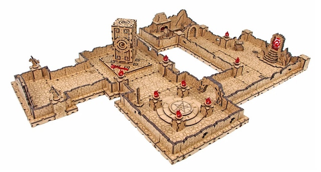 ウクライナダンジョン Cult's Lair Set（Deep Dark Dungeons Terrain）