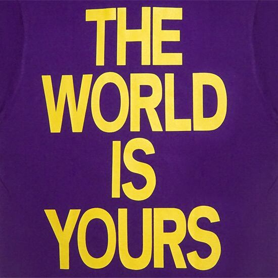 NAS Tシャツ -World Is Yours / PURPLE- | Mister-T