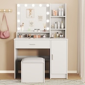 鏡 LEDミラー 3色調 長押し無段階明るさ調整可能