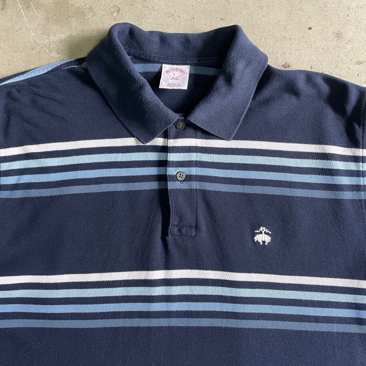 90年代 Brooks Brothers 346 ブルックスブラザーズ 鹿の子 ボーダー