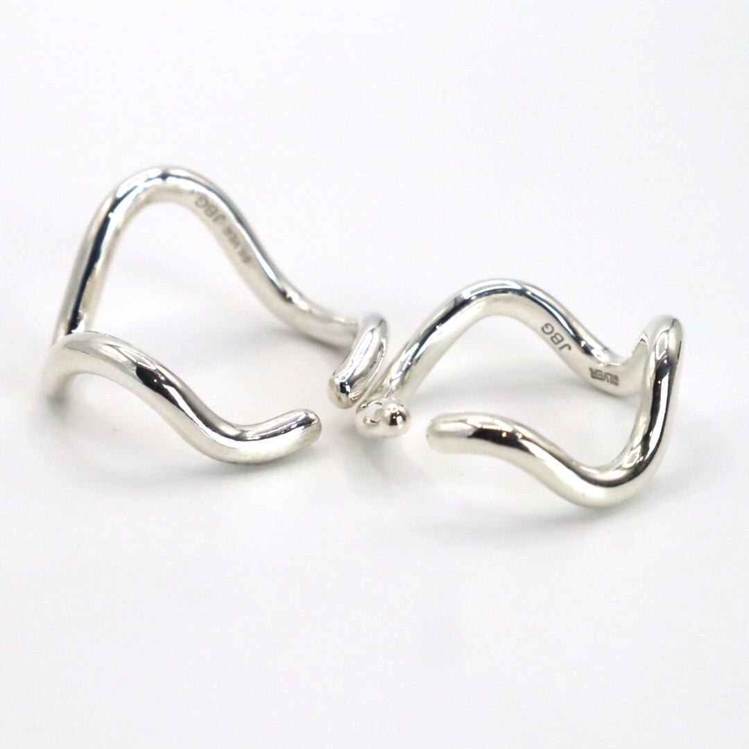 WIRE ART WAVE RING 【R X 116】スターリングシルバーリング