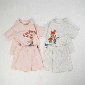 【80-150】夏新作韓国風カートゥーン セットアップ