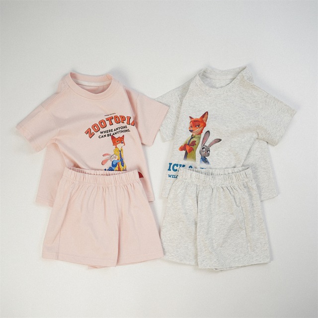 【80-150】夏新作韓国風カートゥーン セットアップ