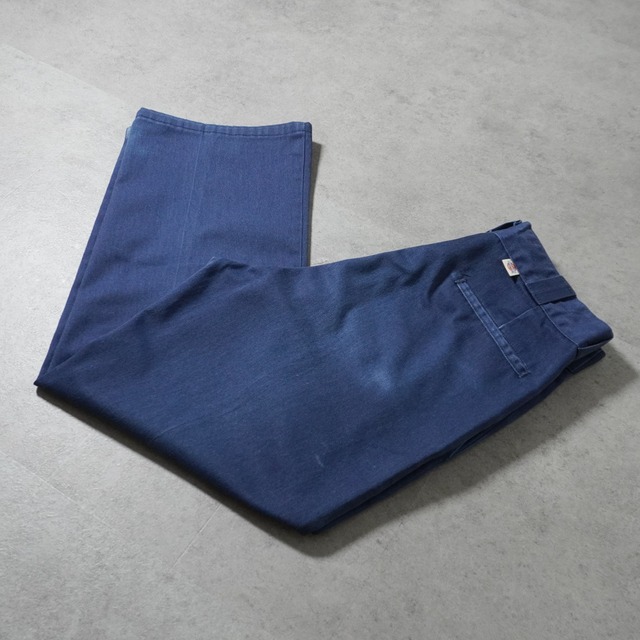 80s Dickies 874 work pants "made in USA" navy [W31L25.5相当] 古着