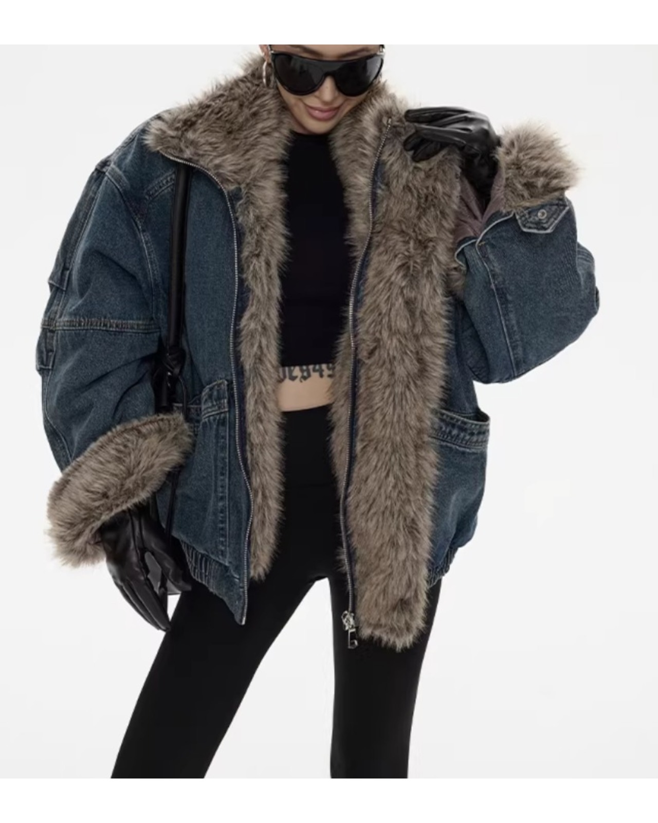 ファージップアップジャケット A0756 - 8