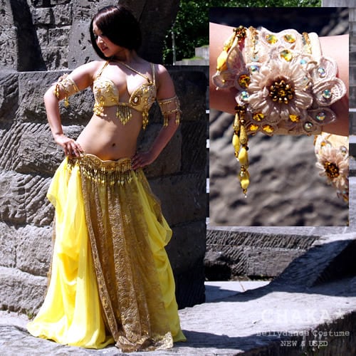 ベリーダンス セットアップ ビーズ装飾