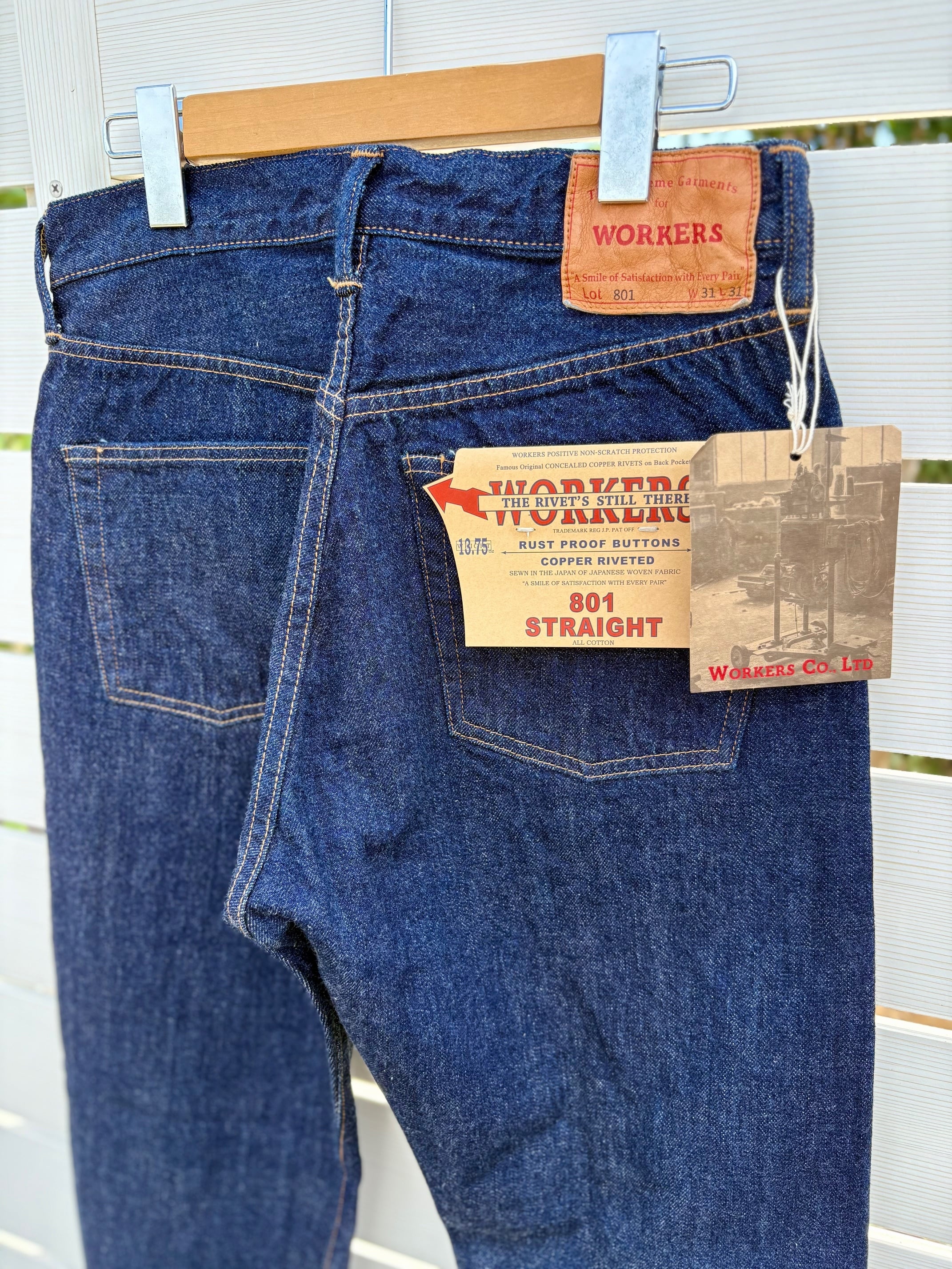 WORKERS(ワーカーズ)Lot 801 Straight Jeans | jeanskokubo｜小久保
