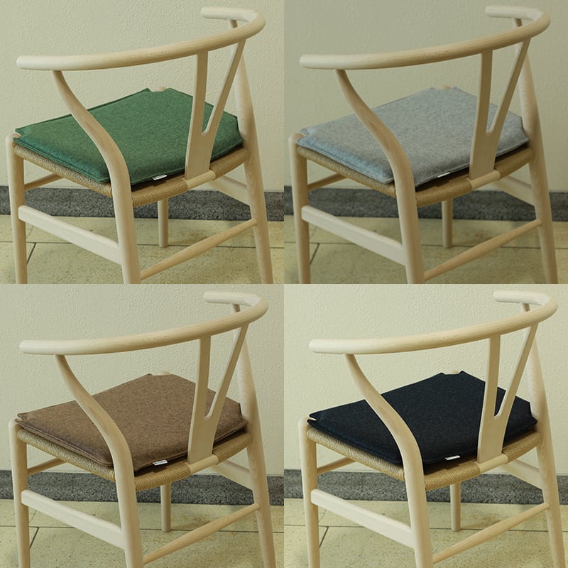 即納》CH24 Yチェア専用 ファブリッククッション（リバーシブル