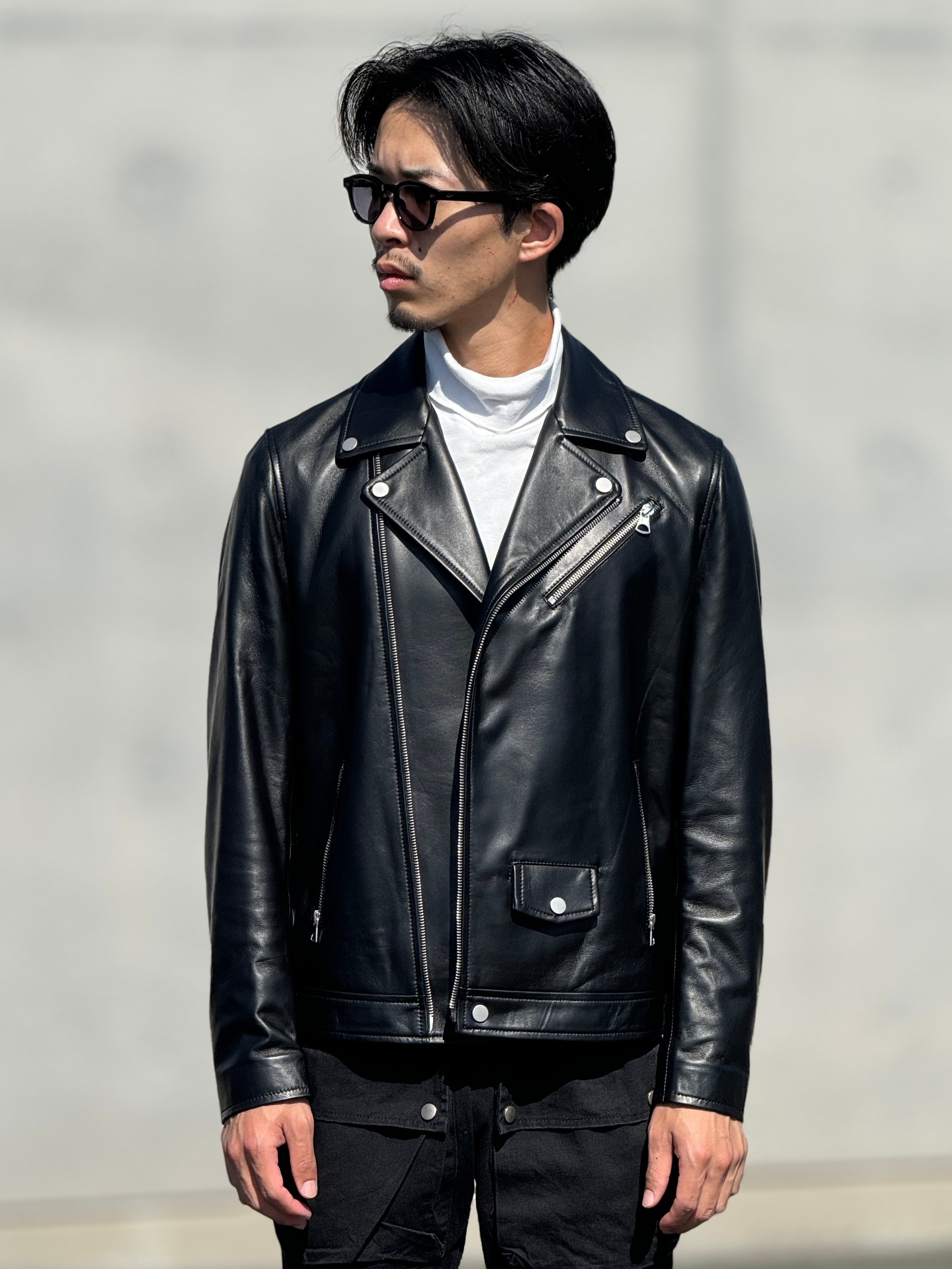 ダブルライダース LAMB LEATHER W-RIDERS JACKET | ラムレザーダブルライダース