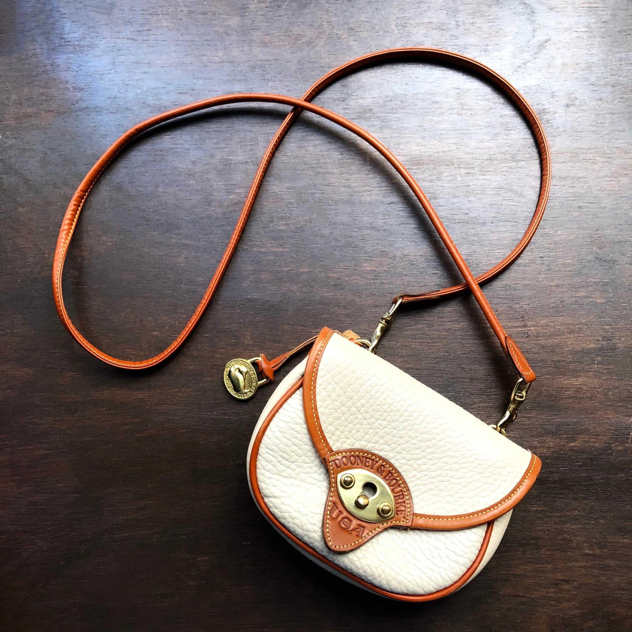 1980s 【Dooney & Bourke】Leather Mini Shoulder Bag / ドゥーニー