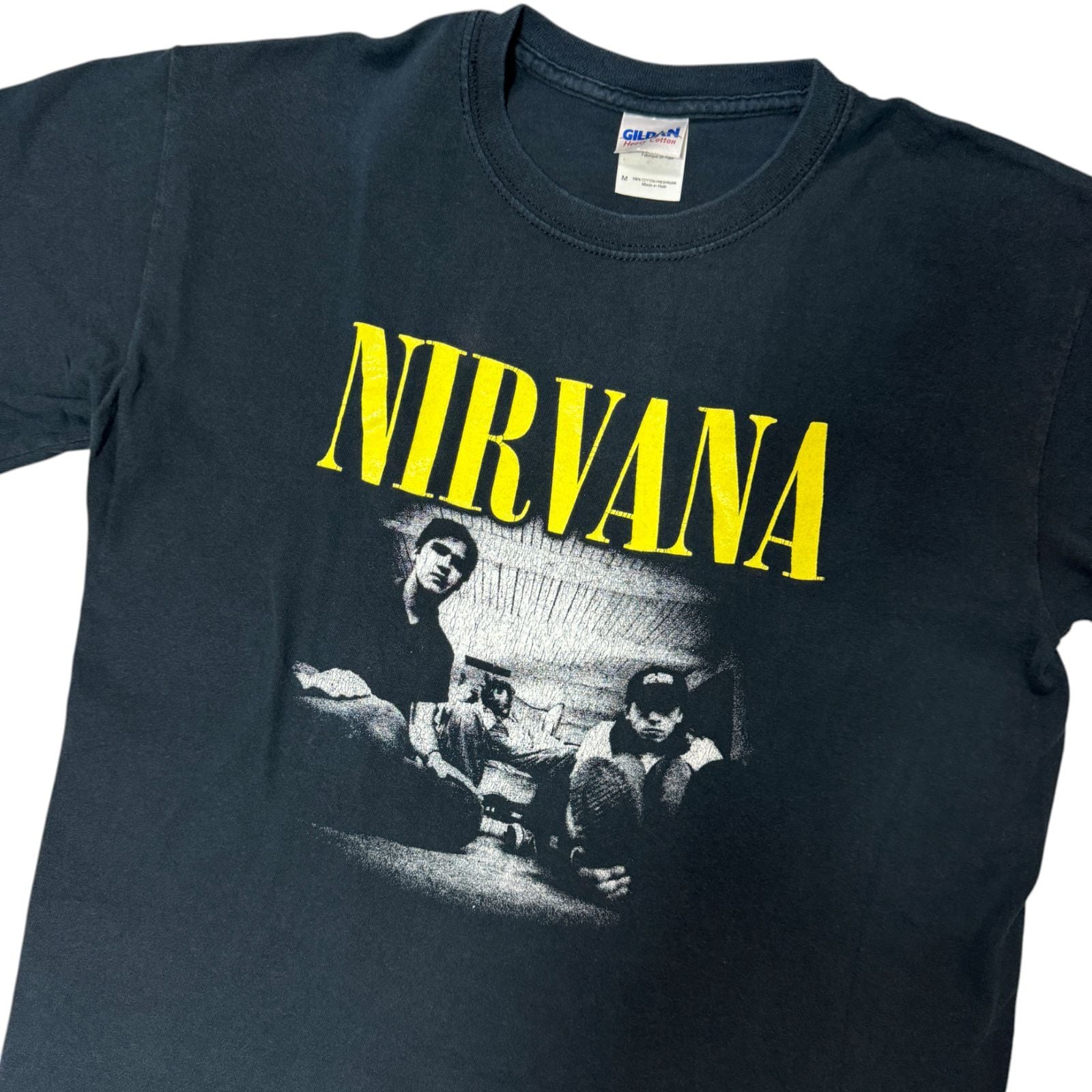 00s Vintage NIRVANA スマイル Tシャツ GILDAN 【公式通販】