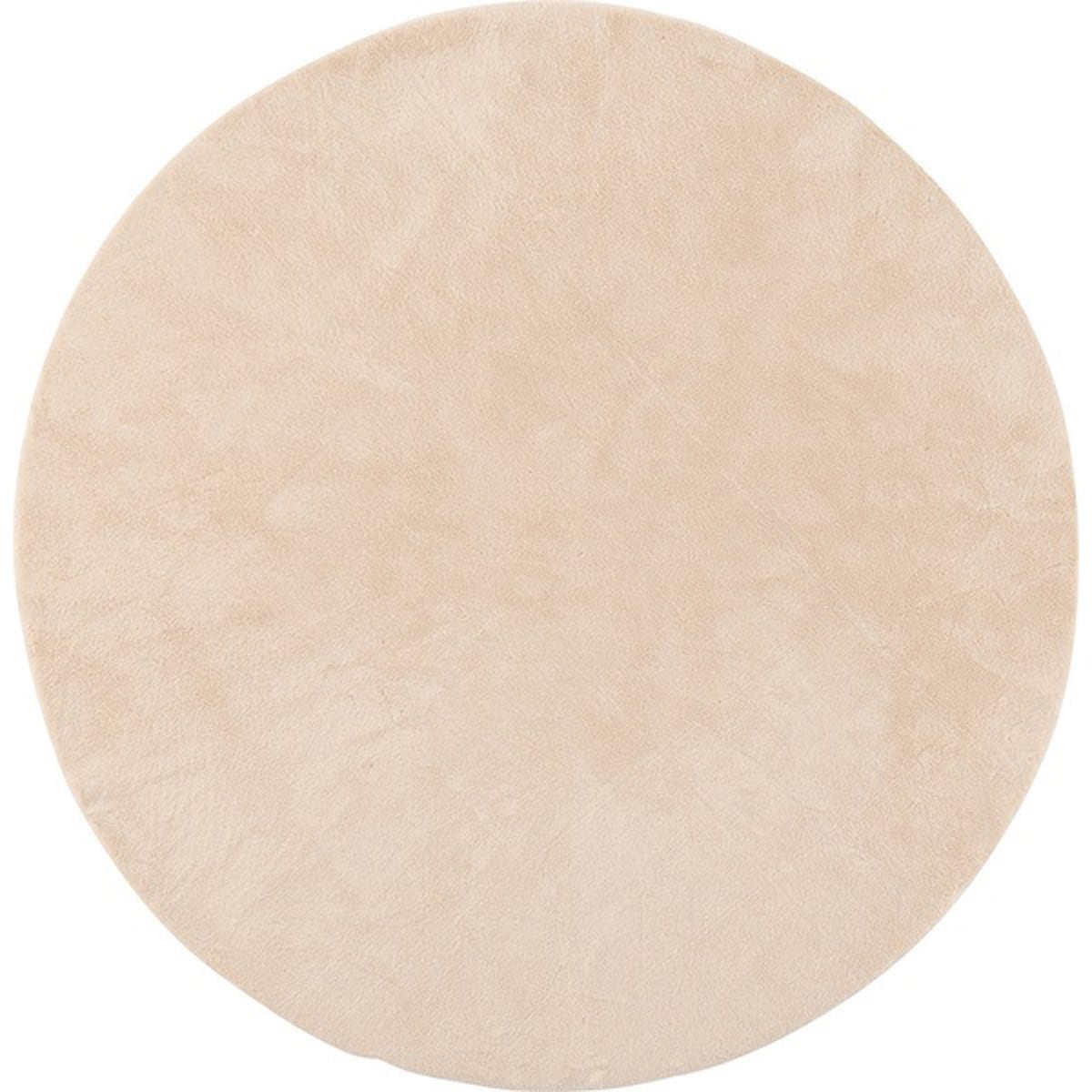 ラグ RG-19 ふわふわ ファー やわらかい 直径150cm カーペット かわいい シンプル おしゃれ ベージュ 北欧 韓国インテリア 丸 丸型 円 円形