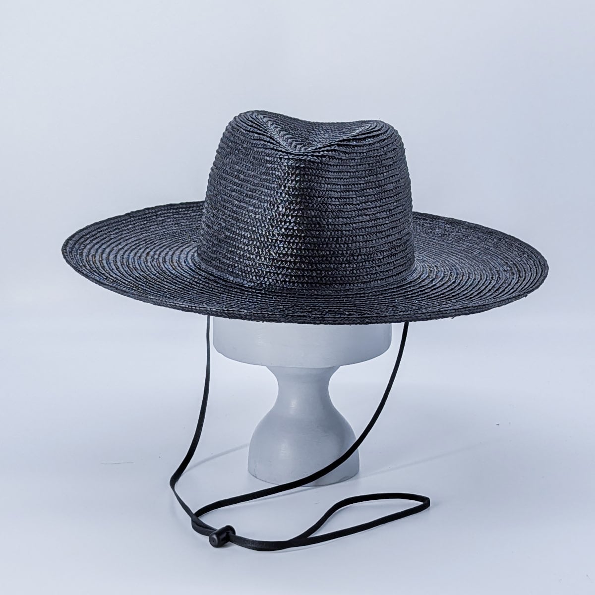 BD-BE104 Straw Long Brim Center Crease - BLK | bocodeco Online