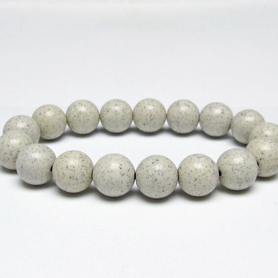 北投石 ブレスレット 12mm 一点物 メール便可 111-50177