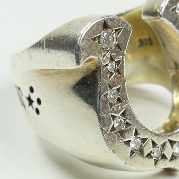 Size【13号】 TENDERLOIN テンダーロイン H.S RING SILVER/STONE