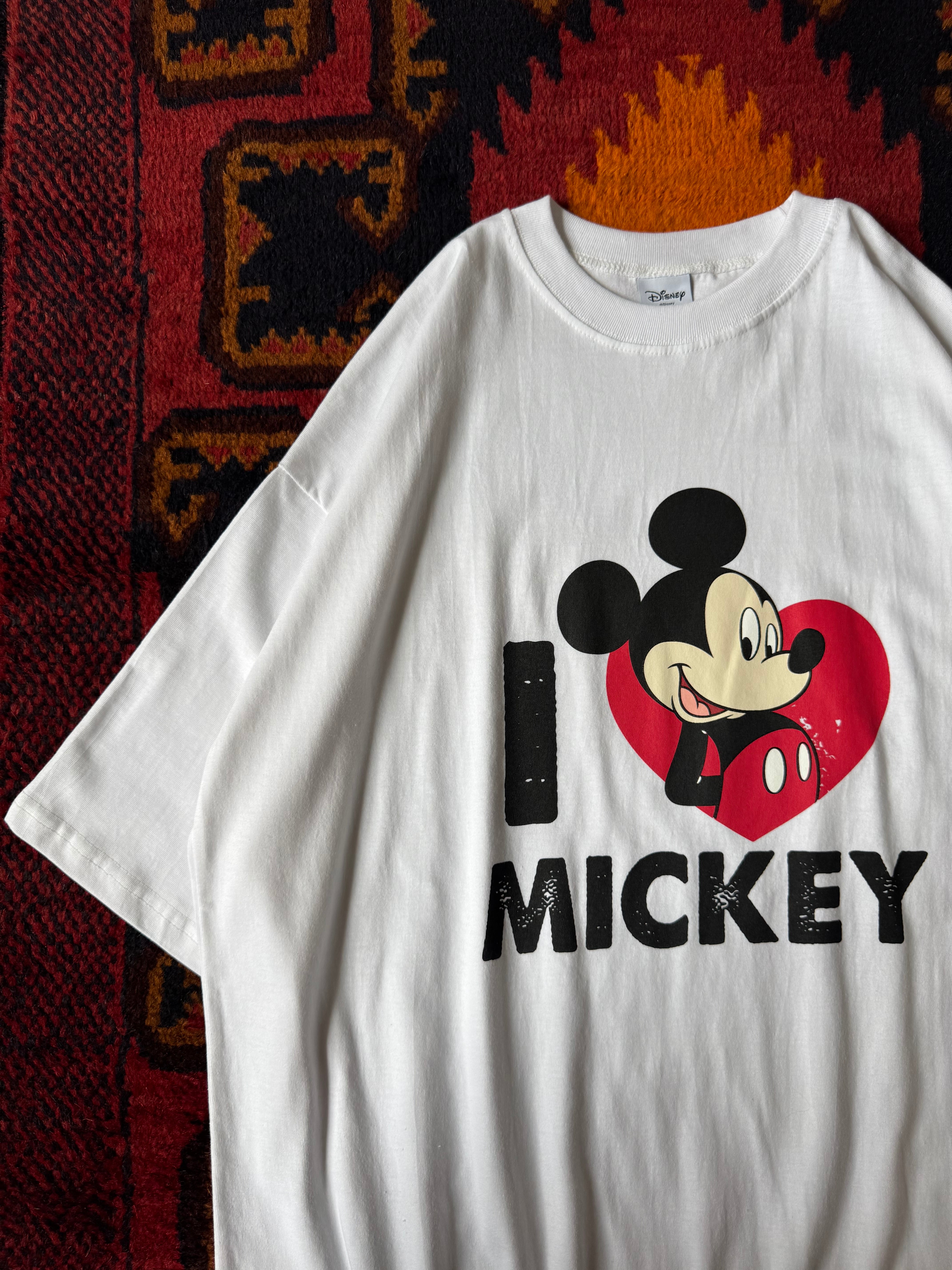 MOM I LOVE Mickey Tee （ホワイト）  1026