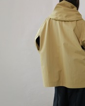 i’m here - Haoli Military Jacket :Beige |フードストールドッキング/2WAY/ウェザークロス 入荷予定:2026.01.17(各色 M 1点)