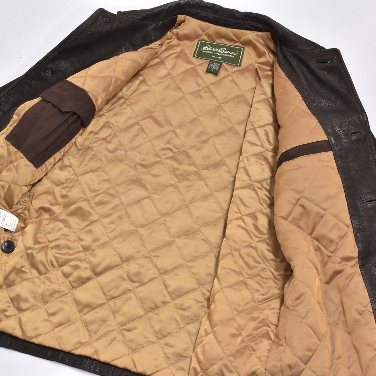 00s Eddie Bauer エディ・バウアー ラムレザー ジャケット 本革 00s Eddie Bauer エディ・バウアー ラムレザー ジャケット 本革