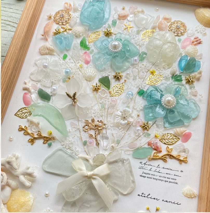 【特大サイズ】"海の癒しパワーがたっぷりなお花を飾ろう"