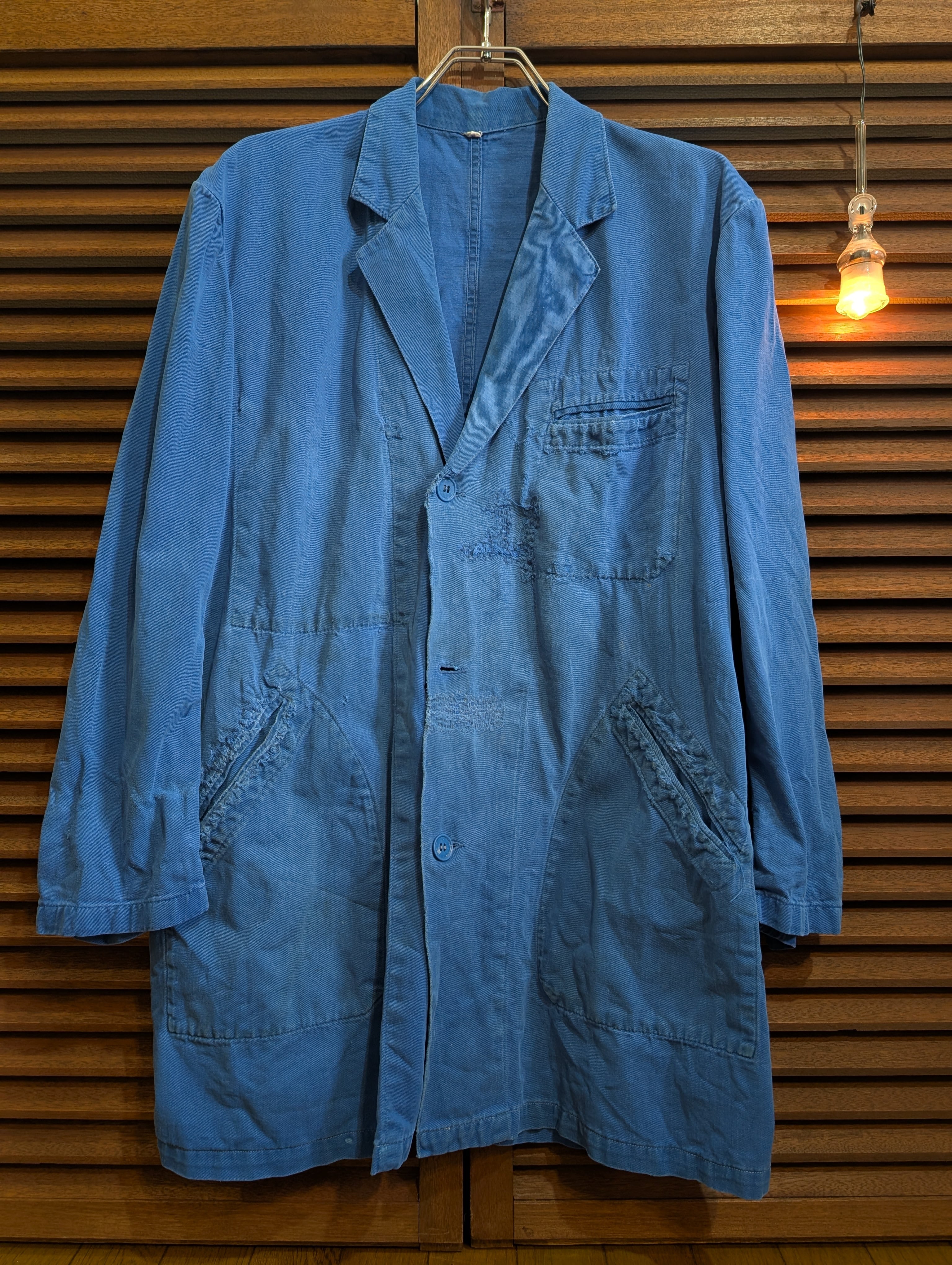 50s France AU MOLINEL Shop Coat [Damaged]